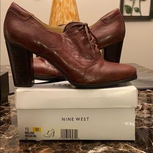 Nine West Elodee brown Oxford